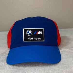 BMW Official Adjustable lightweight Breathable Racing Puma Hat New with Tags